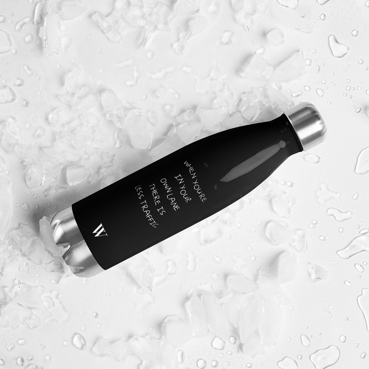 Stainless steel water bottle